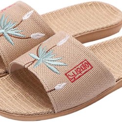 Flax Slippers Unisex Linen Beach Shoes