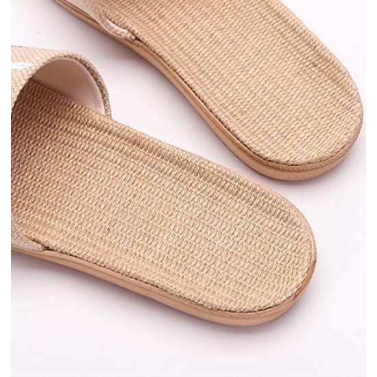 Flax Slippers Unisex Linen Beach Shoes