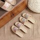Flax Slippers Unisex Linen Beach Shoes