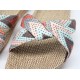 Women's Slippers Flax Cross House Shoes Indoor Breathable Outdoor Sandals