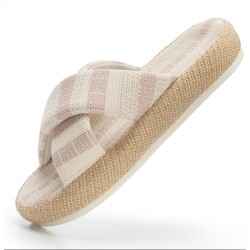 Womens Slippers Memory Foam Slippers for Women Open Toe Comfy House Slipper