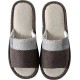 Japanese Style Open Toe Slippers Cotton Linen Indoor House Shoes