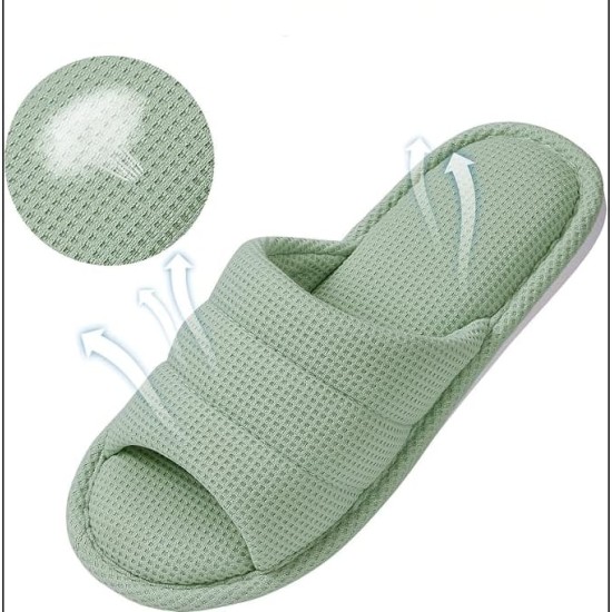House Slippers for Women Men Waffle Indoor Slippers