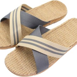 Linen Beach Shoes Skidproof Indoor Slippers