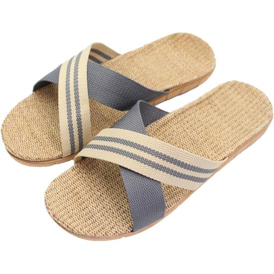 Linen Beach Shoes Skidproof Indoor Slippers