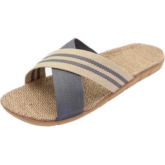 Linen Beach Shoes Skidproof Indoor Slippers
