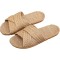 Unisex Linen Slippers Indoor Breathable House Shoes