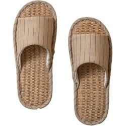 Men Women Open Toe House Slippers