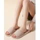 Men Women Open Toe House Slippers