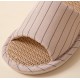 Men Women Open Toe House Slippers