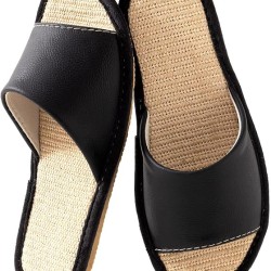 Linen Insole Non Slip Breathable Flexible Indoor Home Shoes
