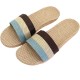 Unisex Linen Skidproof Indoor Slippers
