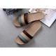 Unisex Linen Skidproof Indoor Slippers