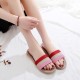 Unisex Linen Skidproof Indoor Slippers