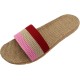 Unisex Linen Skidproof Indoor Slippers