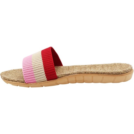 Unisex Linen Skidproof Indoor Slippers