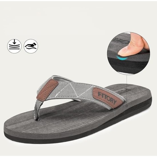 Men's Flip-Flops Thongs Sandals Comfort Slippers for Beach