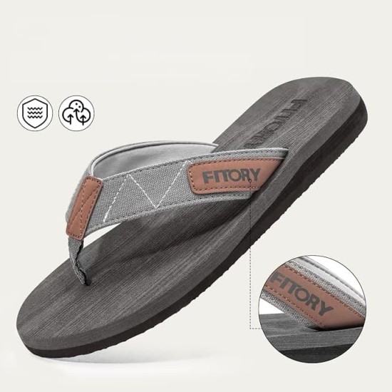 Men's Flip-Flops Thongs Sandals Comfort Slippers for Beach
