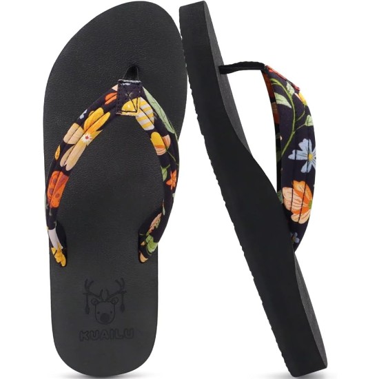 Flip Flops for Women with Arch Support Beach Thong Sandals