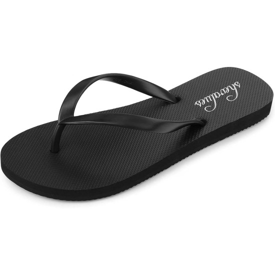 Slim Basic Flip Flops for Women with Comfortable Yoga Mat