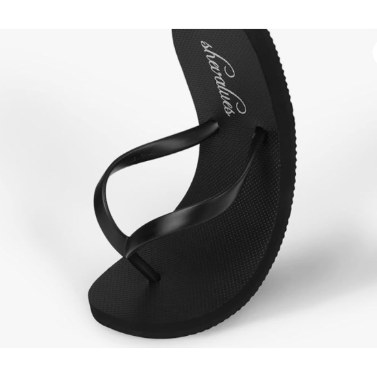 Slim Basic Flip Flops for Women with Comfortable Yoga Mat