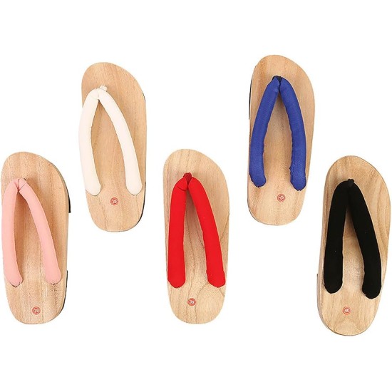 Wooden Clogs Adult Women Anime Cosplay Shoes Geta Slippers AA