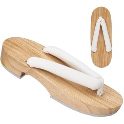 Wooden Clogs Adult Women Anime Cosplay Shoes Geta Slippers