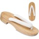Wooden Clogs Adult Women Anime Cosplay Shoes Geta Slippers