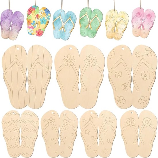  Slippers Wood Crafts to Paint
