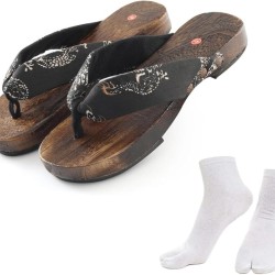 Japanese Geta Sandals Traditional Kimono Slippers
