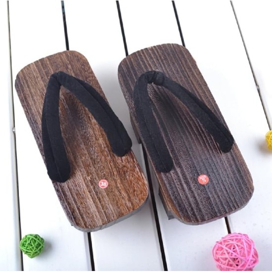 Japanese Traditional Shoes Geta Wooden Clogs Sandals