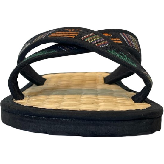 Natural Sedge Mat Sandals Sustainable Straw Flip Flops