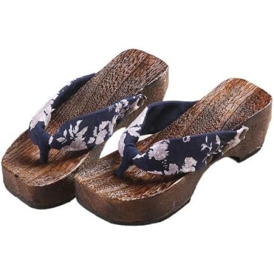 Japanese Traditional Sandals Geta Wooden Clogs 