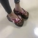 Japanese Traditional Sandals Geta Wooden Clogs 