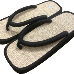 Bamboo Japanenes High Sole Traditional Shoes for Men Women