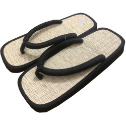 Bamboo Japanenes High Sole Traditional Shoes for Men Women