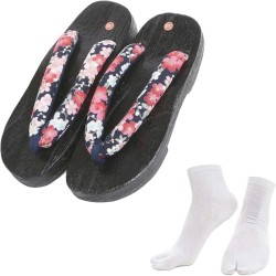 Cosplay Women Japanese Wooden Clog