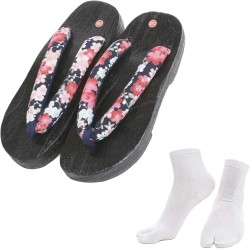 Cosplay Women Japanese Wooden Clog