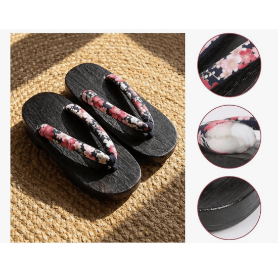 Cosplay Women Japanese Wooden Clog