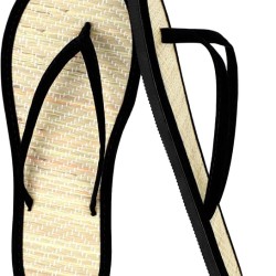 Women's Bamboo Flip Flop Non Slip Lightweight Indoor Beach Sandals