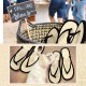 Women's Bamboo Flip Flop Non Slip Lightweight Indoor Beach Sandals