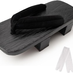 Japanese Shoes Geta Wooden Clogs with Tabi Socks