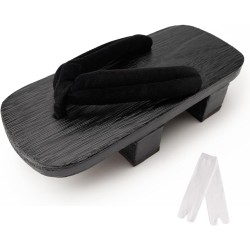 Japanese Shoes Geta Wooden Clogs with Tabi Socks