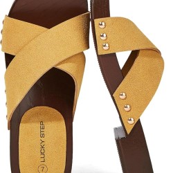 Women's Slide Sandals Wooden Slippers