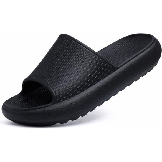 Slide Sandals for Women Men Ultra Comfort Recovery Pillow Slippers Soft Summer Beach Shoes with Low Arch Support