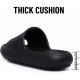 Slide Sandals for Women Men Ultra Comfort Recovery Pillow Slippers Soft Summer Beach Shoes with Low Arch Support