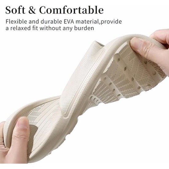 Non Slip Shower Shoes Bathroom Slippers for Pool Camping Open-toe