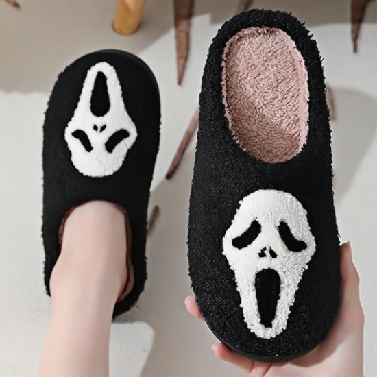 Slippers for Women Men,Retro Soft Cozy Comfy Plush Lightweight House Slippers Slip-on Indoor Outdoor Slippers