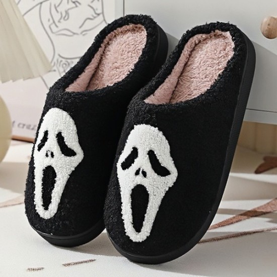 Slippers for Women Men,Retro Soft Cozy Comfy Plush Lightweight House Slippers Slip-on Indoor Outdoor Slippers