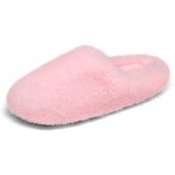 Women's Plush Fuzzy Slip on Indoor Outdoor Winter House Slippers